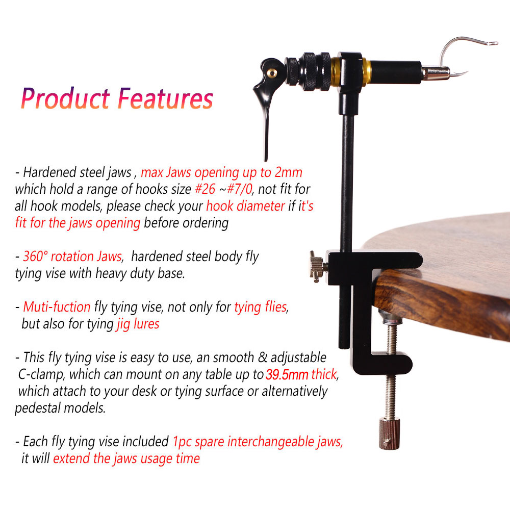 1PC 360 °   Étau de montage de - Fishing Lure Spinner avis et prix