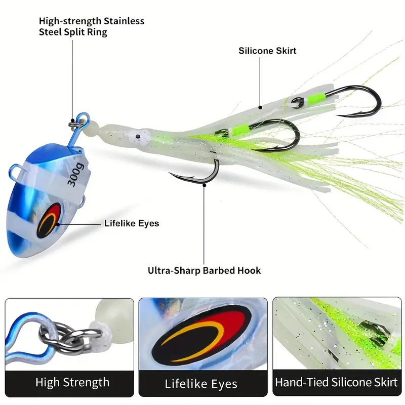 1pc appât lumineux 100g lent-s - Fishing Lure Buzzbait avis et prix